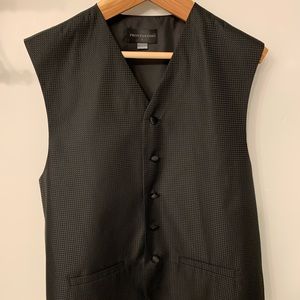 Pronto Uomo black tuxedo vest